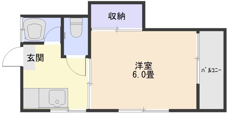 下吉アパートの間取り