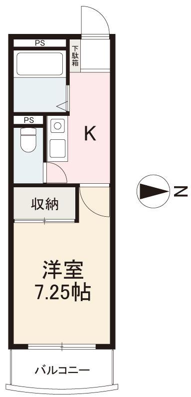 高松市屋島西町のマンションの間取り