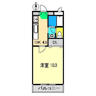 南国市物部のアパートの間取り