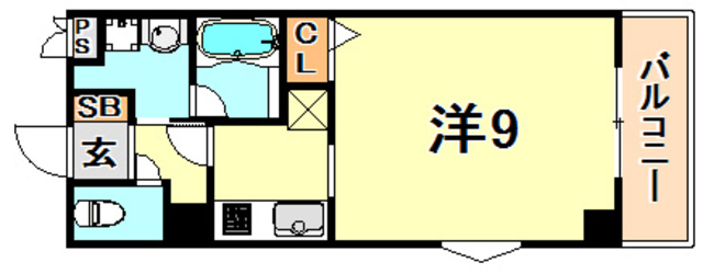 タカマツ神戸駅南通の間取り