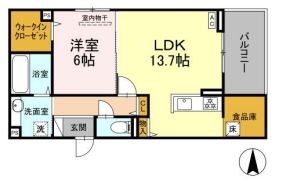 サンメゾン・小池　Aの間取り