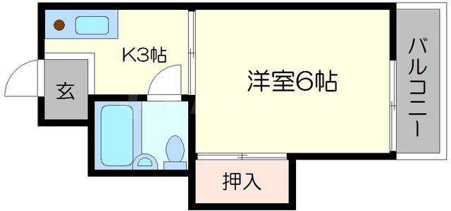 東洋プラザ都島中通の間取り