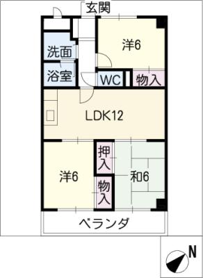 ベルフルールの間取り