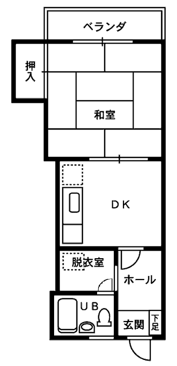 ハッピーライフ日之出の間取り