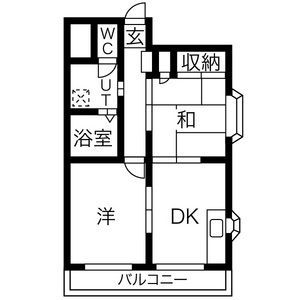 クラシティ御幸の間取り