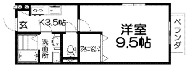 セジュールナカムラの間取り