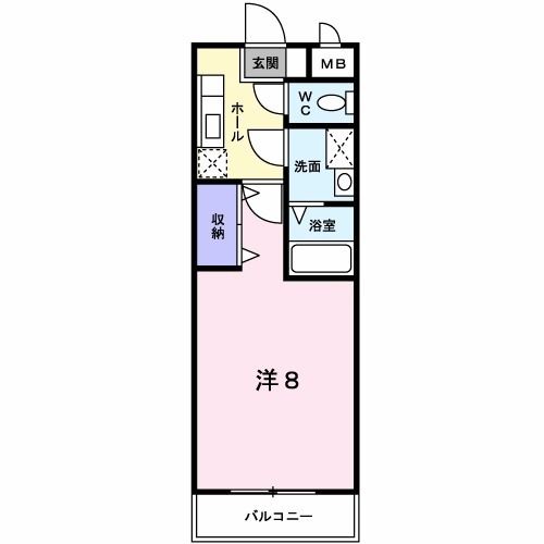 ピュア　セルト森尾の間取り