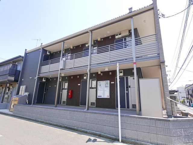 【川崎市中原区新城のアパートの建物外観】