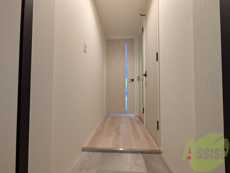 玄関　使いやすく明るい印象の玄関になっておりました！