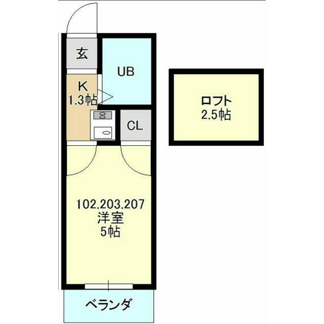 メゾン・アイリスIIの間取り