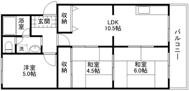 ロイヤルハイツクラノの間取り