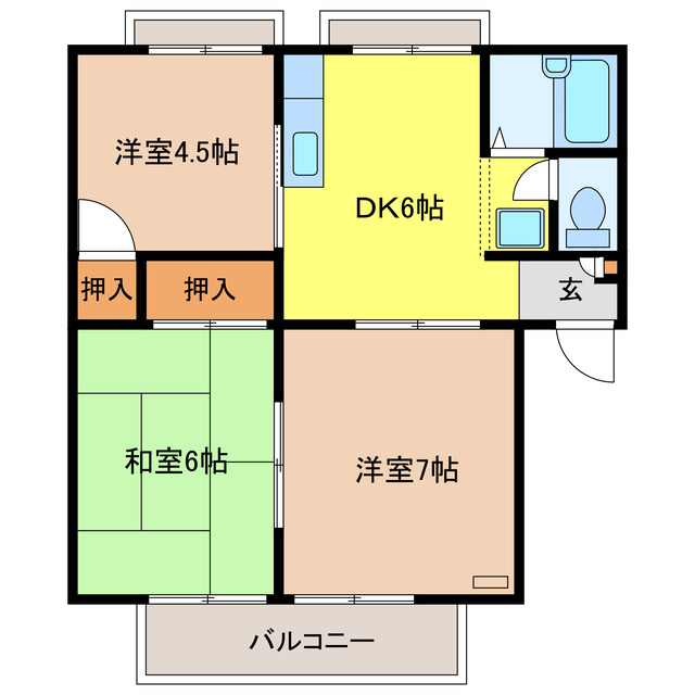 セラミックハウスＢｅｅの間取り