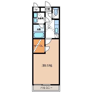 モンサント旭町の間取り