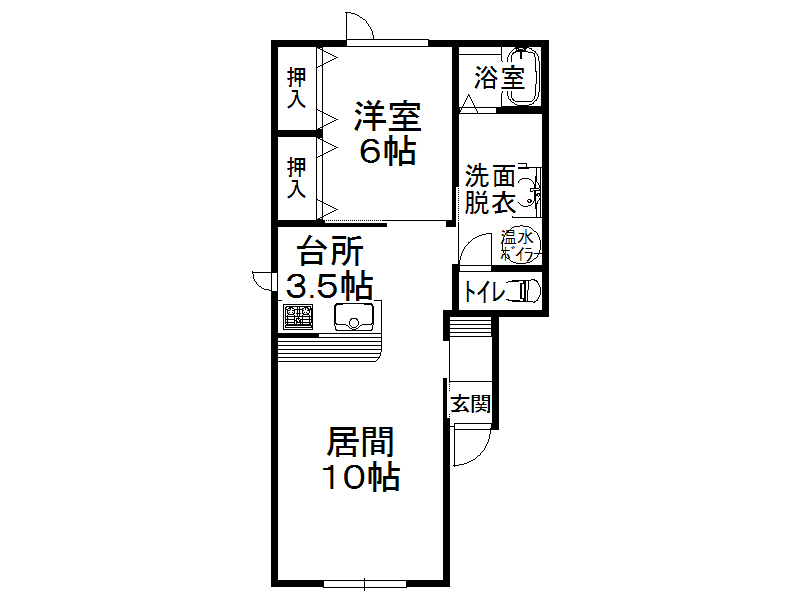 【グランドコモンズ新得の間取り】