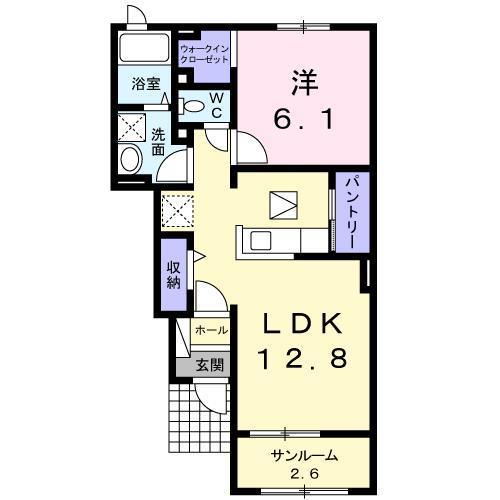 【ビレッジ和楽Ｃの間取り】