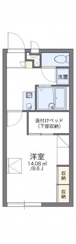 レオパレス名和北の間取り