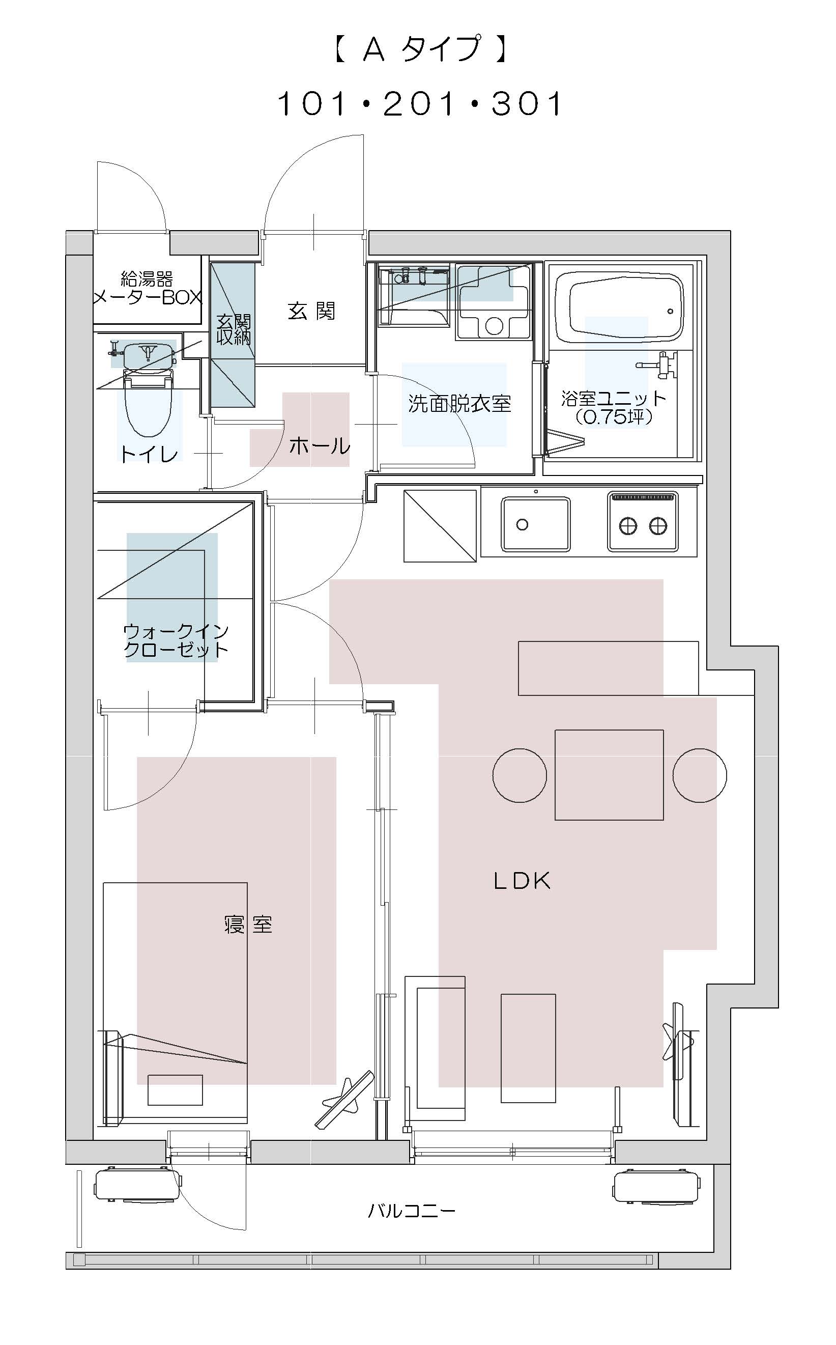 セーリング　サンセットの間取り