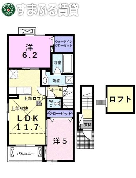 レガーロ　ウエストの間取り