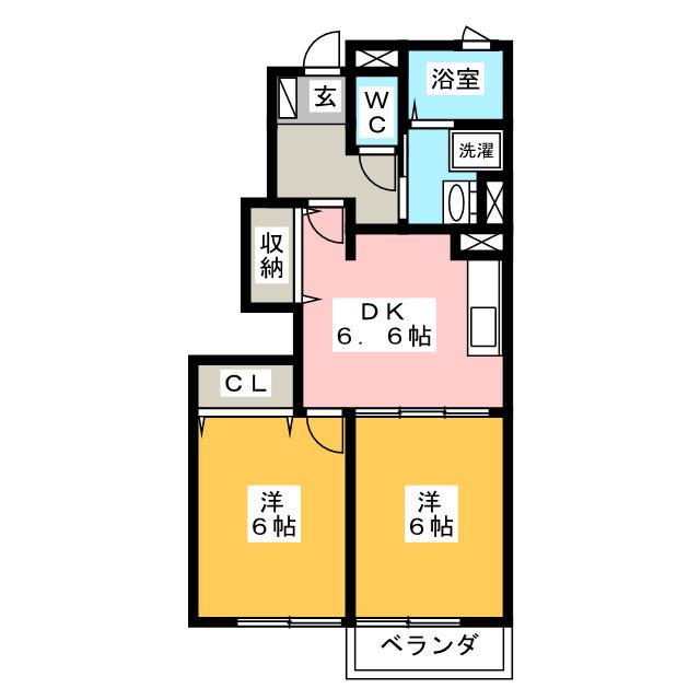 サンリットＡの間取り