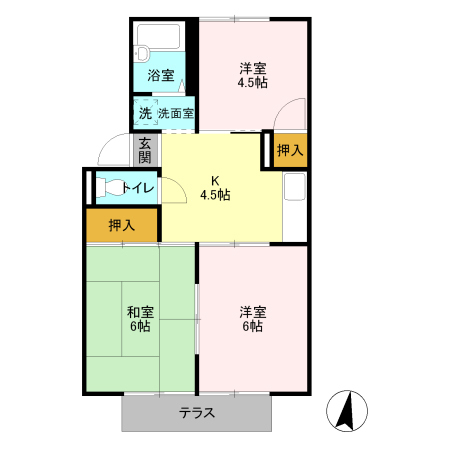 セントラルハイムの間取り