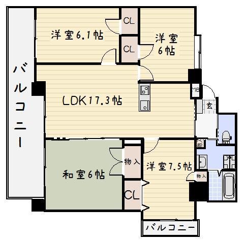 フェルト１２７の間取り