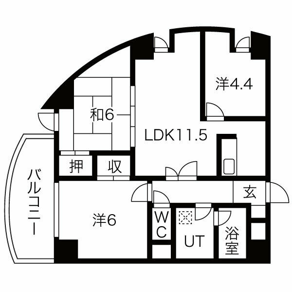 URBAN STAGE ナゴヤの間取り