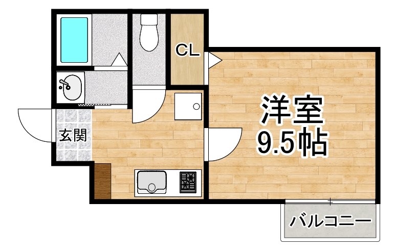 アークリード大津の間取り