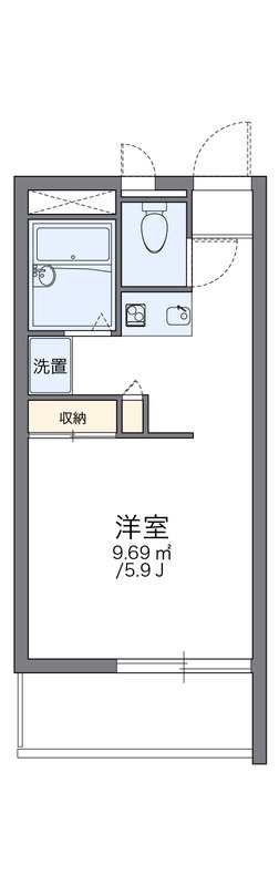 レオパレス天神ノ森の間取り