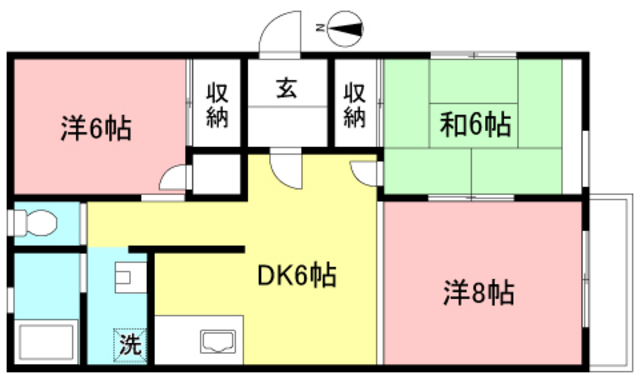 スカイヒルズの間取り