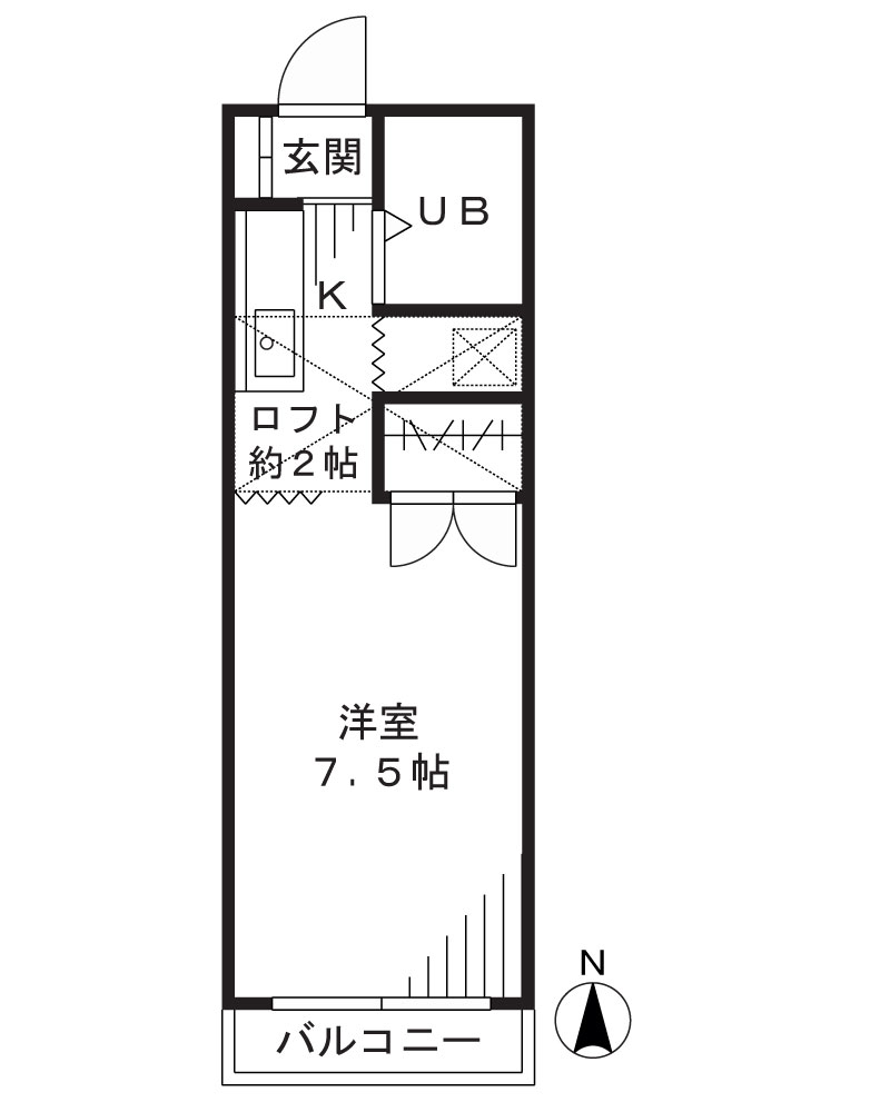 メゾン菅生台の間取り