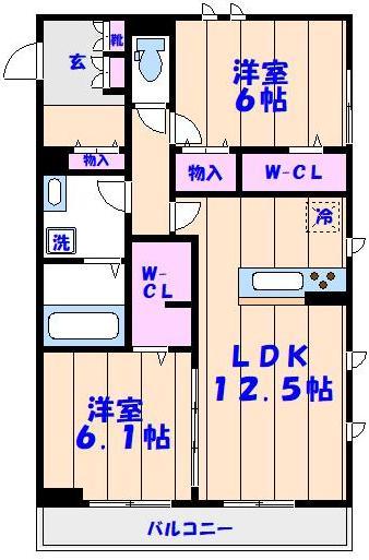 ポンテアルトの間取り