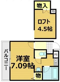 カレラ・デ・オエステの間取り