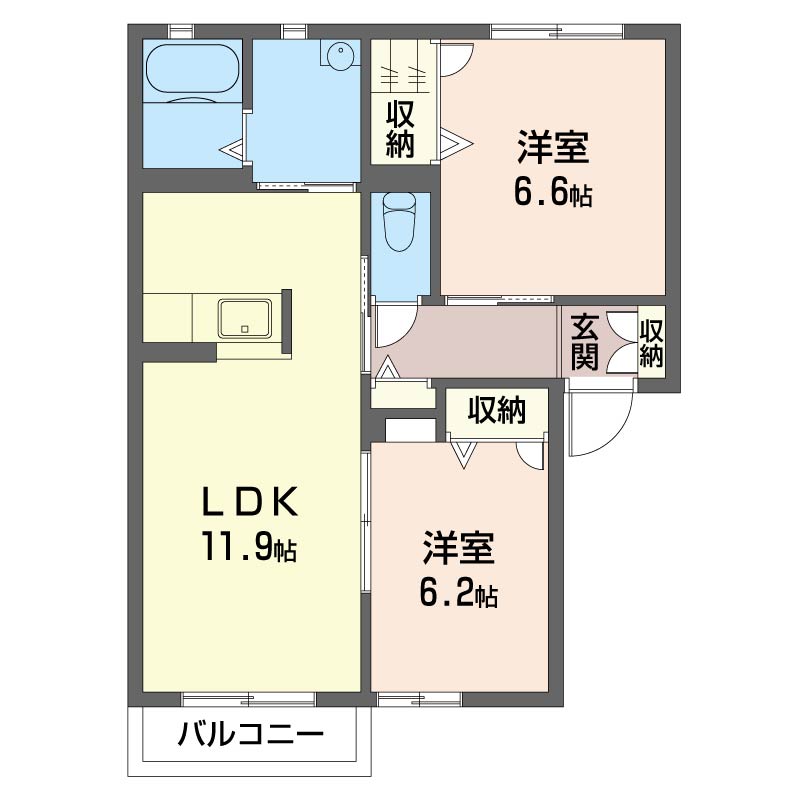 シャルマンMの間取り