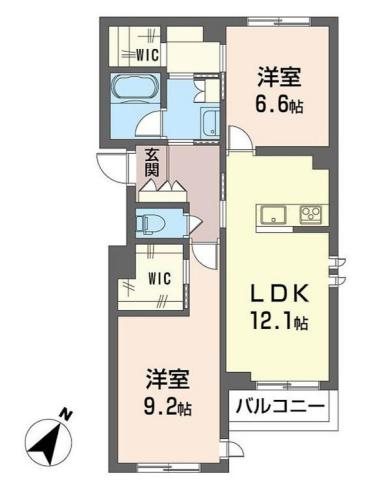 ケインズ東高円寺の間取り