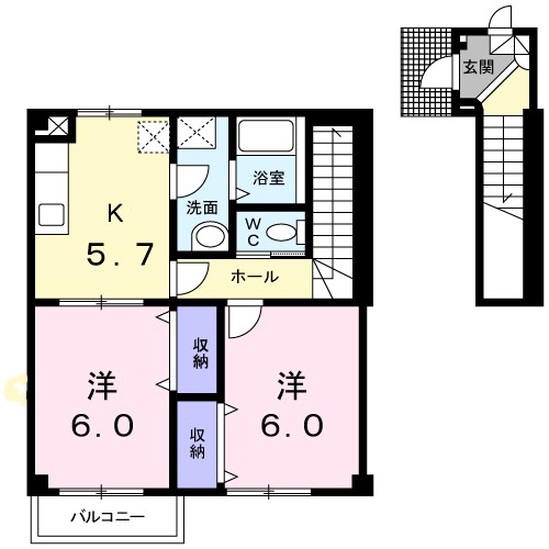 プロムナードの間取り