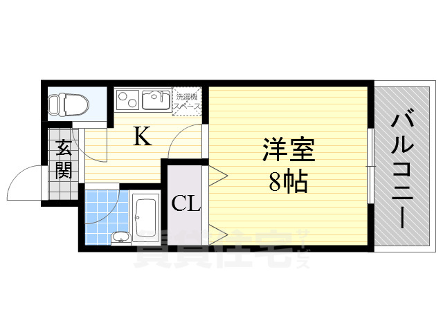 メゾネット高槻の間取り