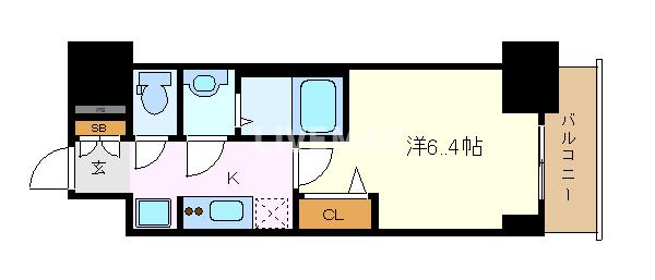 名古屋市千種区仲田のマンションの間取り