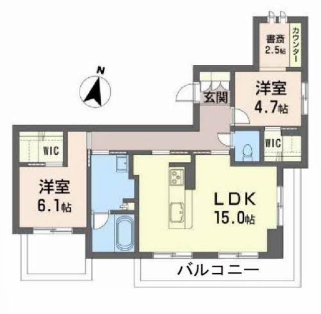 【プレミアス上杉一丁目の間取り】