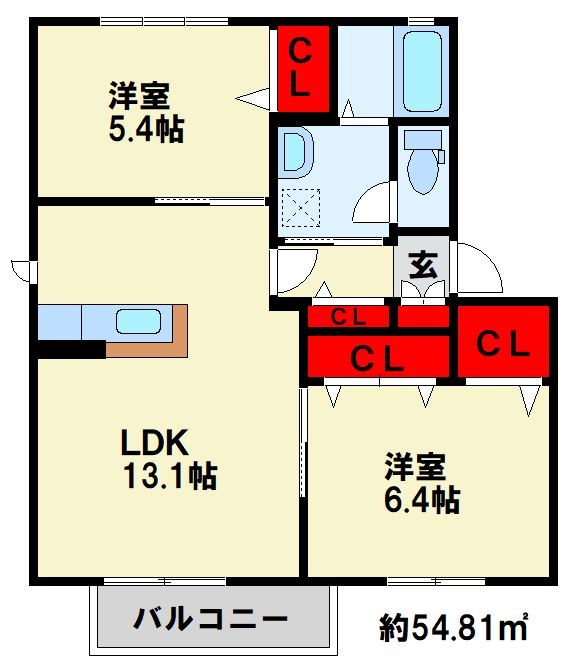 ティエラの間取り