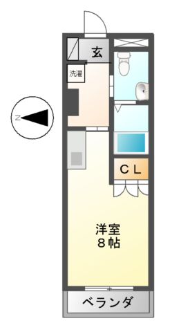 パークアクシス名駅南の間取り