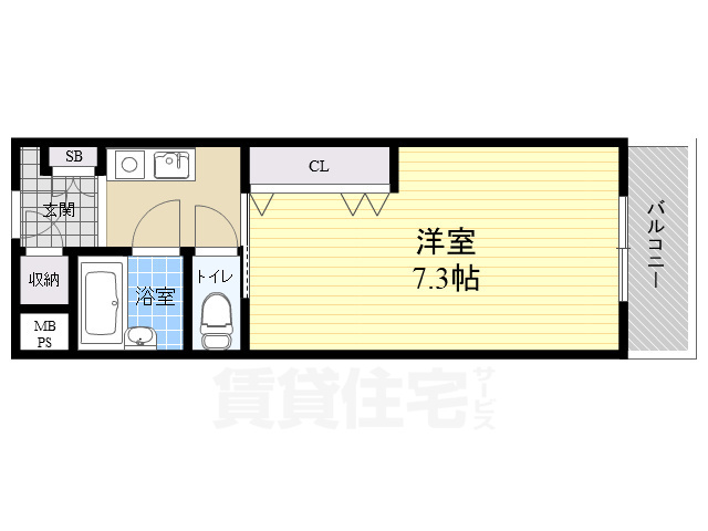 ラヴィータ箕面の間取り