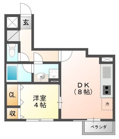 上越市本町のマンションの間取り