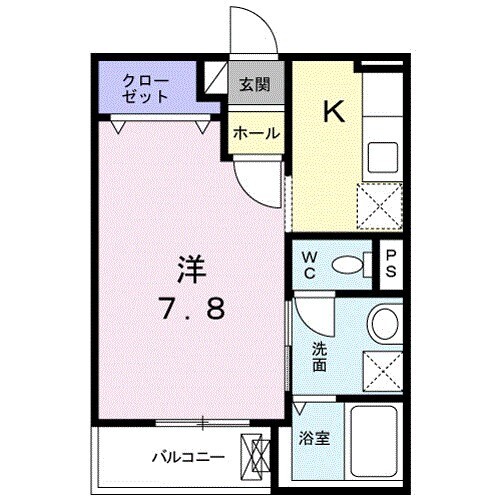 プルメリアの間取り