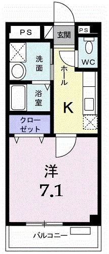 リバーサイド安長の間取り