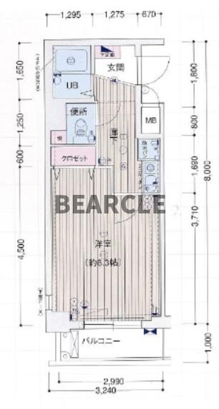 プレサンス京都二条城前の間取り