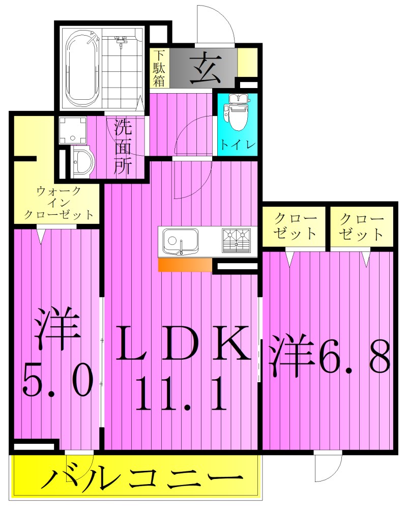 Nagaya Gate Siteの間取り