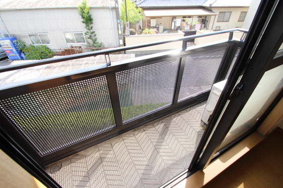 バルコニー　※他号室の写真です。