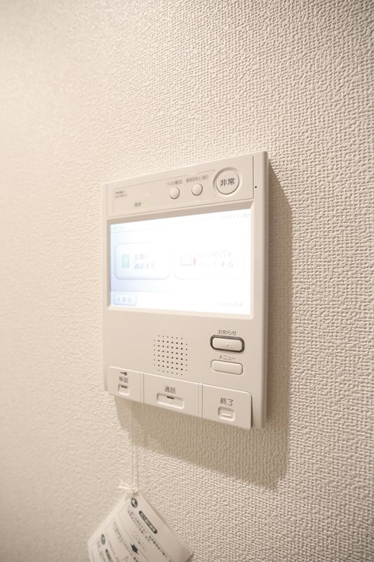 セキュリティ　モニター付きインターホン