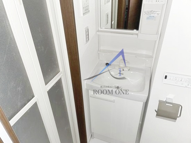 洗面設備　洗面台です。