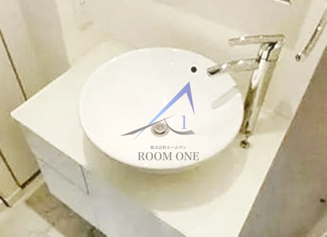 洗面設備　洗面台です。